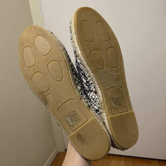 VINCE. Python snakeskin espadrille slip on shoes size US 10 - Picture 5 of 8